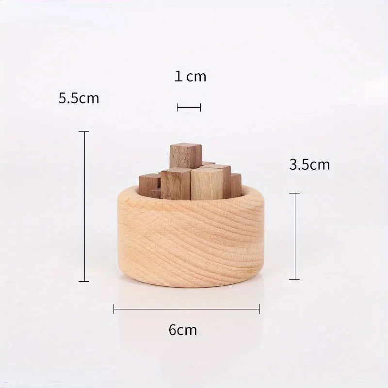Natural Beech & Black Walnut Essential Oil Diffuser – Small Wooden Aromatherapy Fragrance Expander
