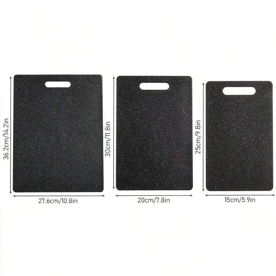 Marble Texture Antibacterial Cutting Board – Durable PP Chopping Board, Dishwasher Safe & Mildew-Resistant for Kitchen Use