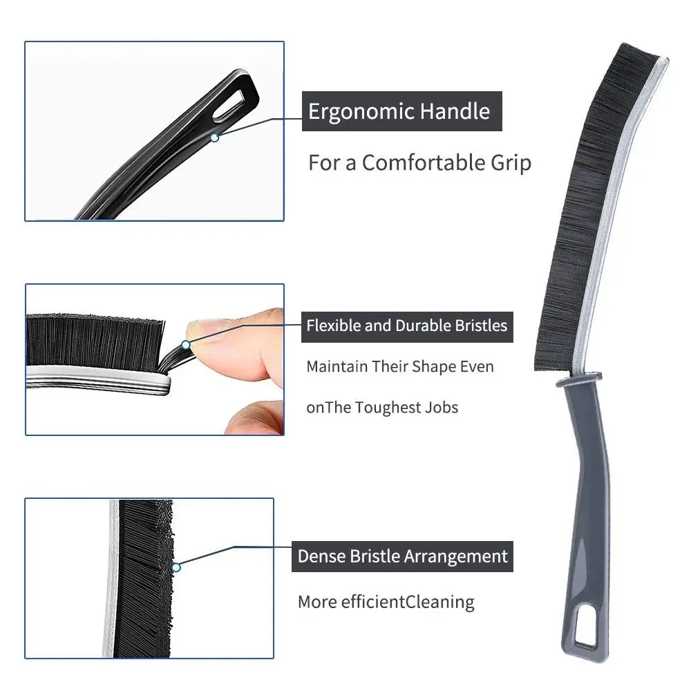 Heavy-Duty Grout Cleaning Brushes – Narrow Gap & Tile Joint Scrub Brush for Bathroom, Kitchen & Floor | Hard Bristle Cleaner