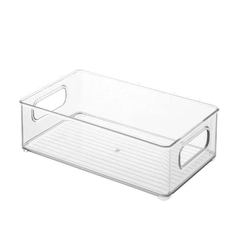 Transparent Acrylic Storage Box – Multi-Purpose Organizer for Cosmetics, Skincare, Office Supplies & Refrigerator Use