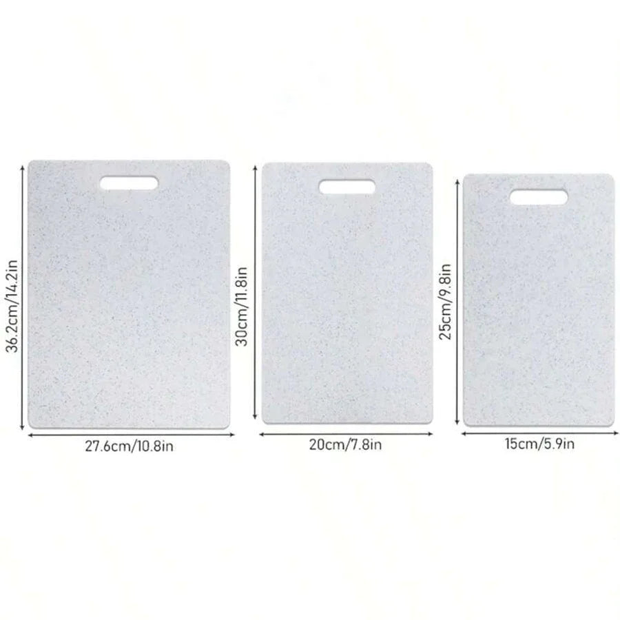 Marble Texture Antibacterial Cutting Board – Durable PP Chopping Board, Dishwasher Safe & Mildew-Resistant for Kitchen Use