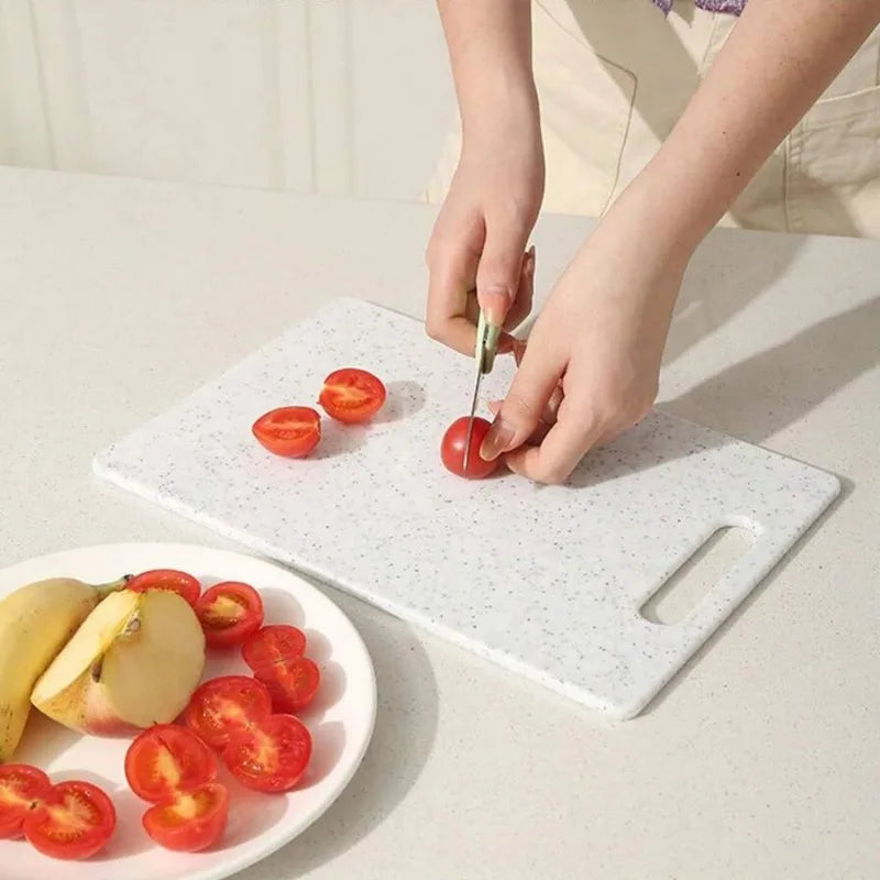 Marble Texture Antibacterial Cutting Board – Durable PP Chopping Board, Dishwasher Safe & Mildew-Resistant for Kitchen Use